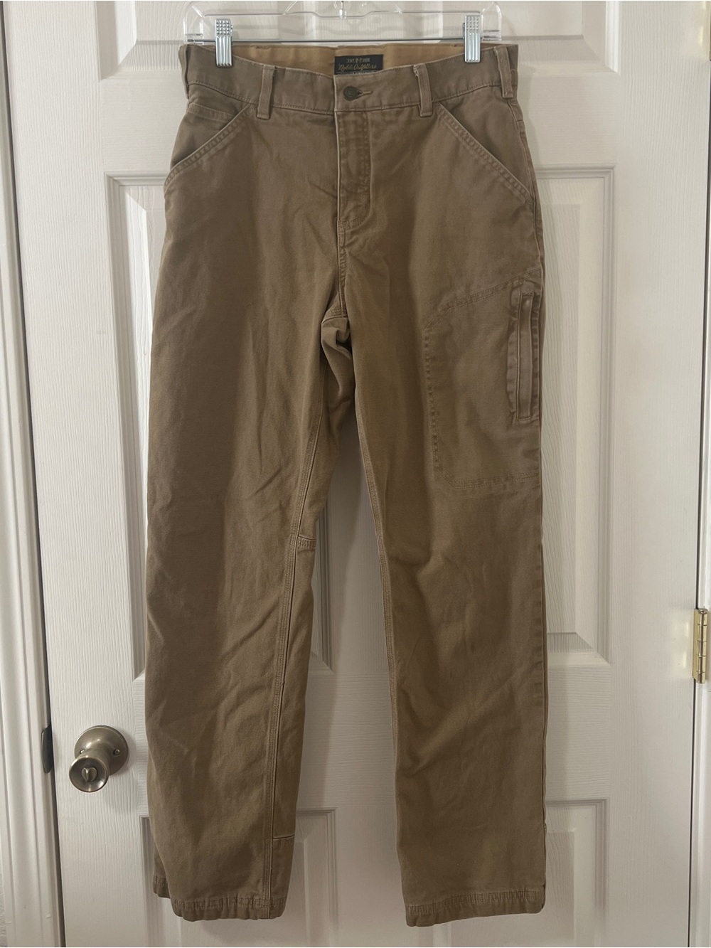 Women’s Noble Outfitters blue fleece lined carpenter style work pants size 8